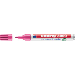 MARCD. PERMANENTE EDDING 3000 ROSA PTA.CONICA 1,5-3MM