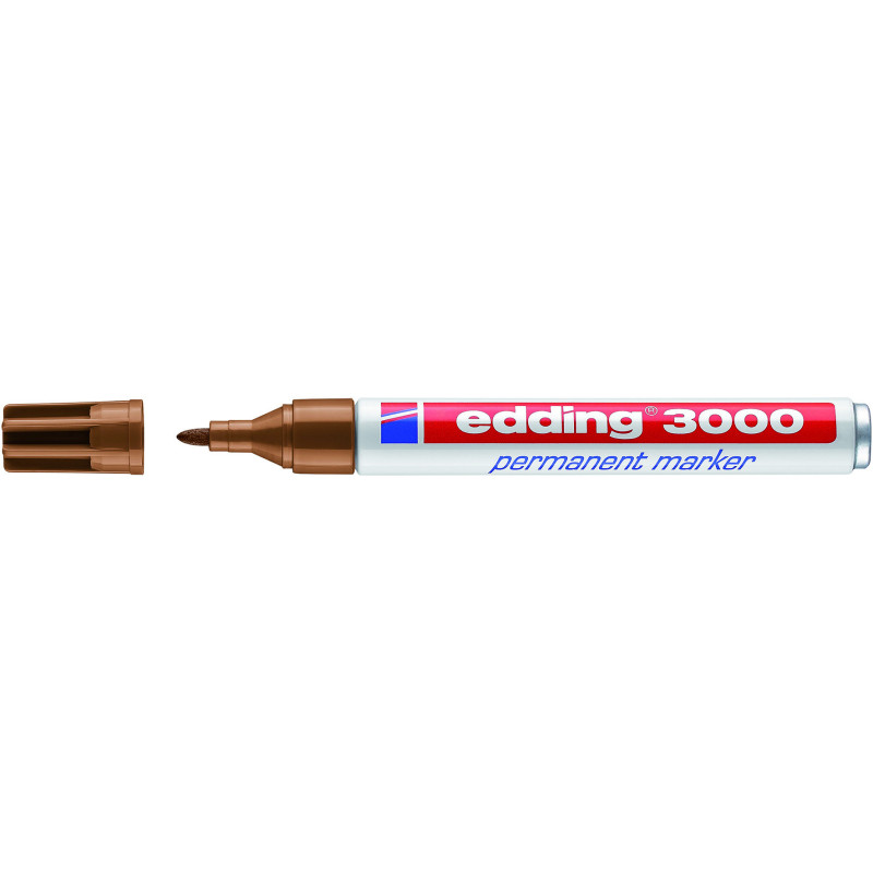MARCD. PERMANENTE EDDING 3000 OCRE PTA.CONICA 1,5-3MM