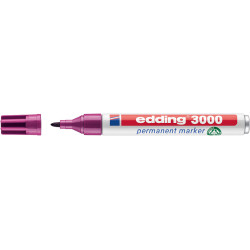 MARCD. PERMANENTE EDDING 3000 MAGENTA PTA.CONICA 1,5-3MM