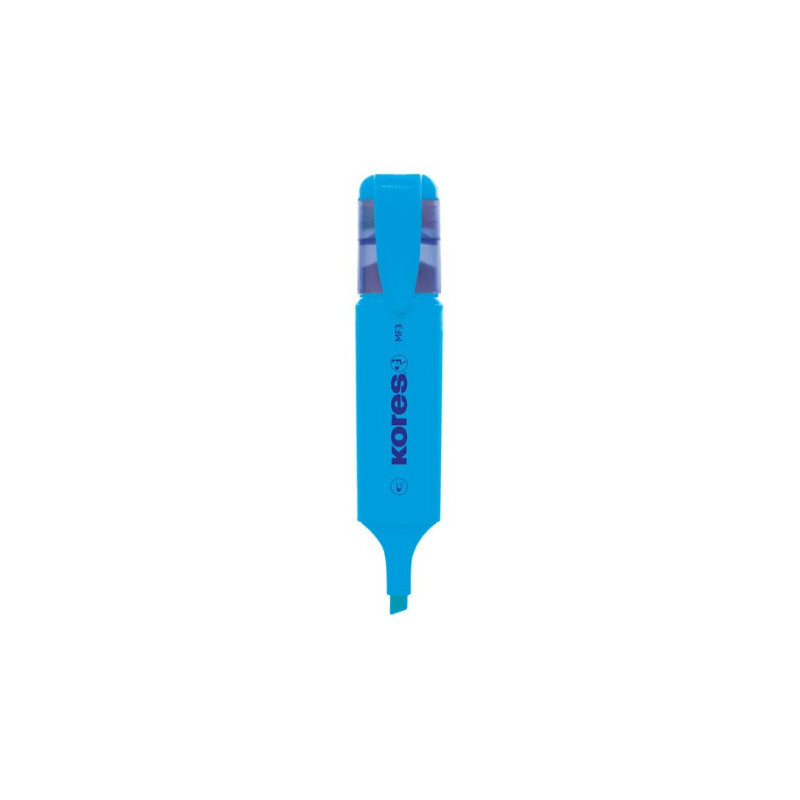 MARCADOR FLUOR AZUL  MF3 P.BISELADA KORES
