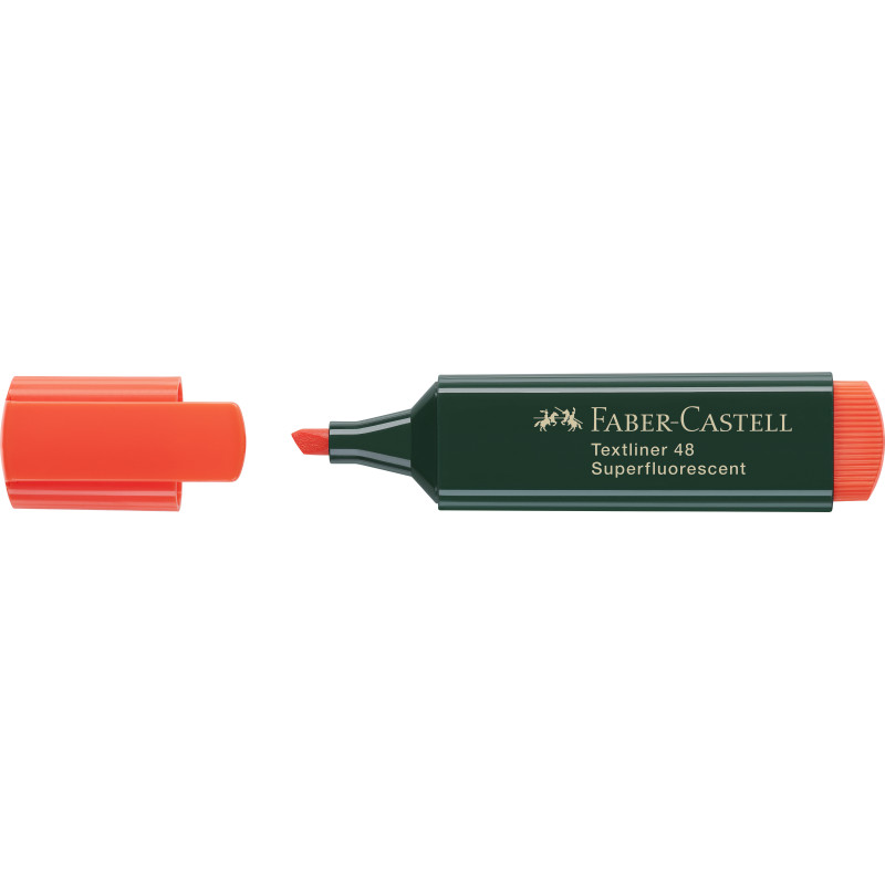MARCD. FLUORESCENTE TEXTLINER 48 NARANJA FABER CASTELL