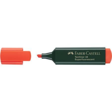 MARCD. FLUORESCENTE TEXTLINER 48 NARANJA FABER CASTELL