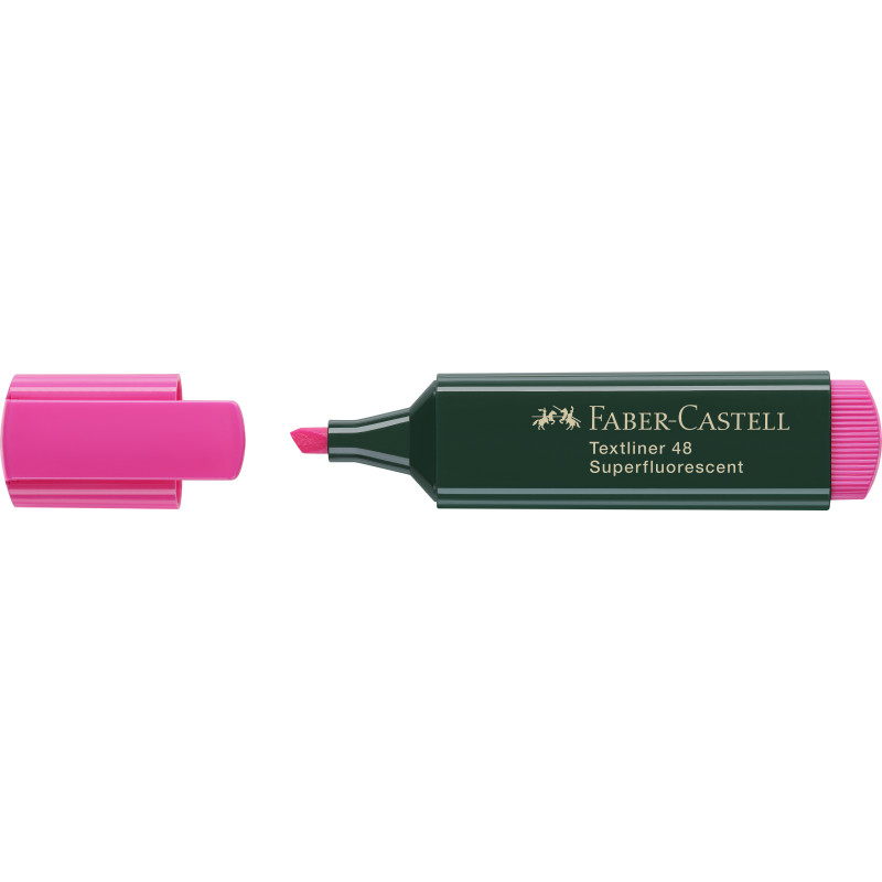 MARCD. FLUORESCENTE TEXTLINER 48 ROSA FABER CASTELL