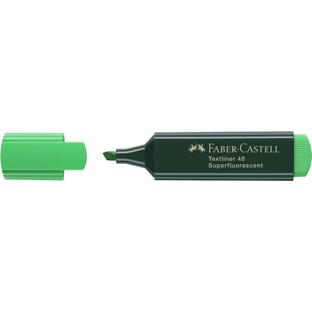 MARCD. FLUORESCENTE TEXTLINER 48 VERDE FABER CASTELL