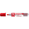 MARCD. PIZARRA ECO ROJO PTA.CONICA 6MM VBOARD MASTER BEGREEN PILOT