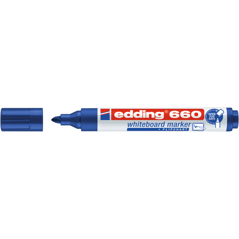 MARCD. PIZARRA EDDING 660 AZUL PTA.CONICA 1,5-3MM