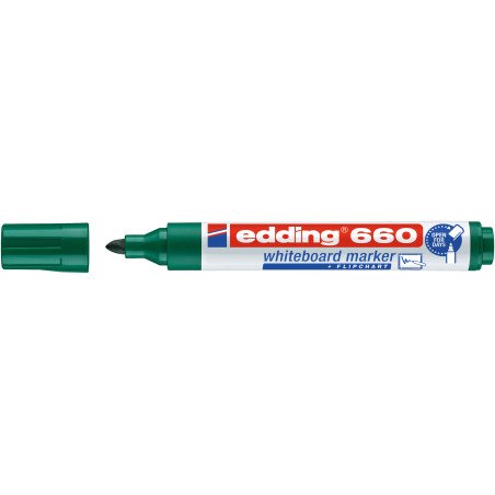 MARCD. PIZARRA EDDING 660 VERDE PTA.CONICA 1,5-3MM