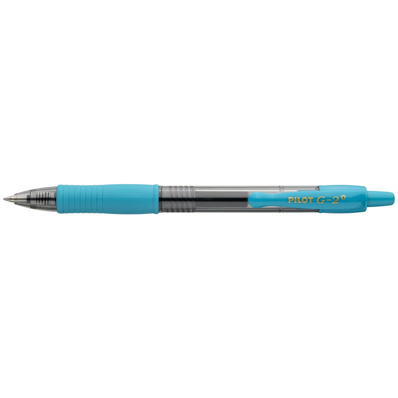 BOLIGRAFO RETRÁCTIL G-2 PLUS AZUL TURQUESA PILOT