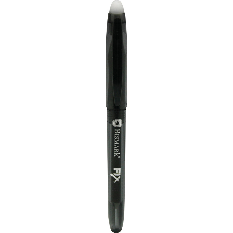 BOLIGRAFO BORRABLE C/CAPUCHON BISMARK NEGRO.0.7mm