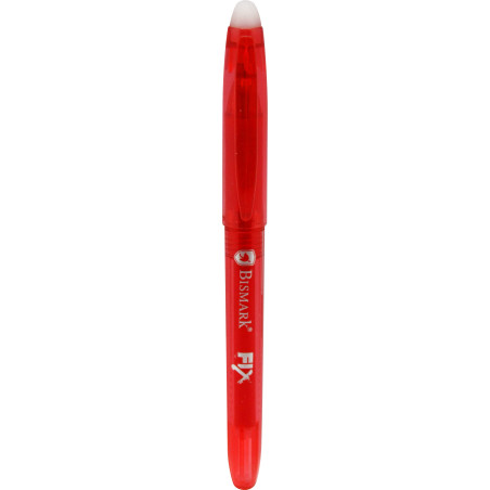 BOLIGRAFO BORRABLE C/CAPUCHON BISMARK ROJO.0.7mm
