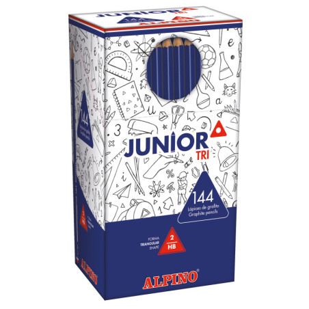LAPIZ JUNIOR TRI PACK 144 ECONOMIC ALPINO