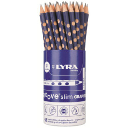 LAPIZ TRIANGULAR LYRA GROOVE SLIM GRAFITO HB BOTE 48u. FILA