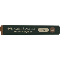 MINAS 0,5 HB SUPER-POLYMER caja 12 MINAS FABER CASTELL