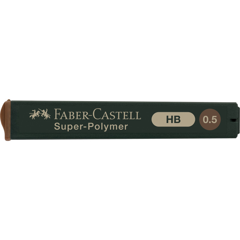 MINAS 0,5 HB SUPER-POLYMER caja 12 MINAS FABER CASTELL