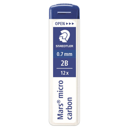 MINAS 0,7MM 2B MARS MICRO EST 12 UD STAEDTLER