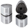 SACAPUNTAS DEPOSITO TRIO GRIP 3 USOS GRIS FABER CASTELL