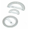SEMICIRCULO 15CM TRANSPARENTE BOLSA INDIVIDUAL FAIBO