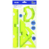 REGLAS KIT 4 PIEZAS FLEX&RESISTANT AMARILLO ACID MILAN