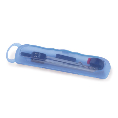COMPAS CON ADAPTADOR UNIVERSAL AZUL FAIBO.
