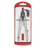 COMPAS CON ADAPTADOR Y MINAS SERIE DISEÑO ROJO ø 280MM FAIBO
