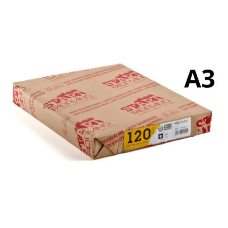 LAMINAS DIBUJO PACK DE PAPEL DIBUJO START -120 G - A3 -250 H. SADIPAL